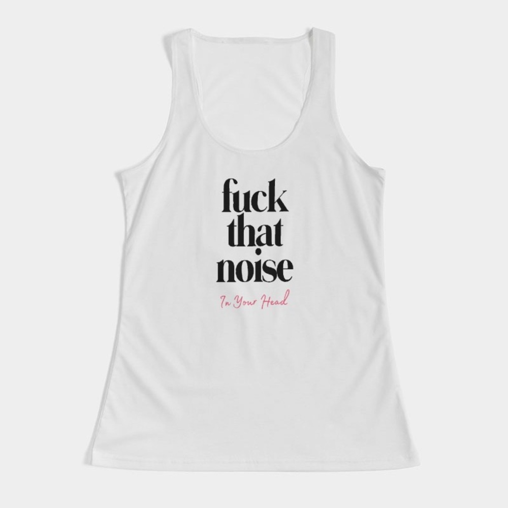 Yoga Bitch Fuck That Noise In Your Head Racerback Tank NWT